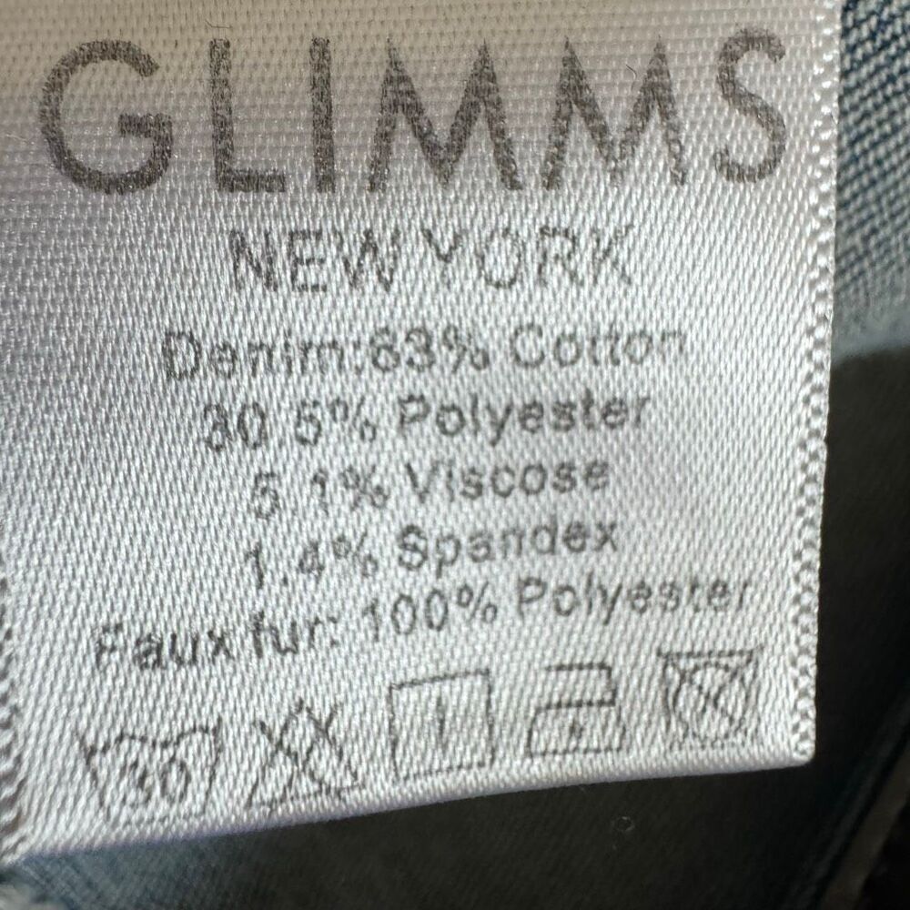 Glimms New York Jeans Natural Leather Shorts Genuine Cowhide Shorts SZ 30 #2505 - Picture 12 of 15